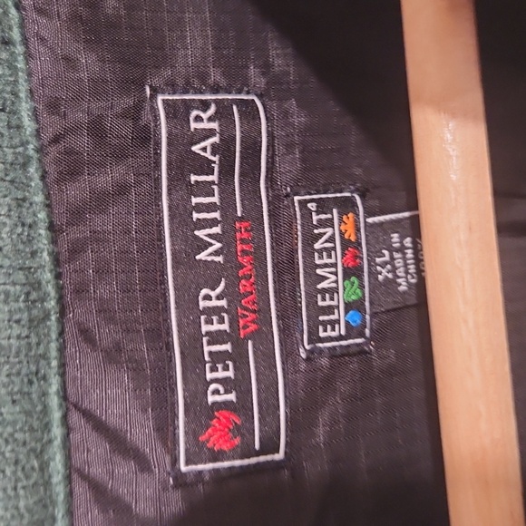 Peter Millar Men's Green Half-Zip warm‎ sweater - Picture 3 of 5